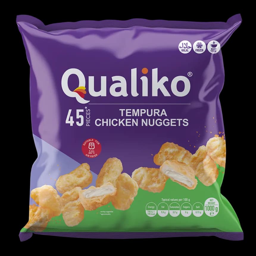 Nuggets de pui Tempura
